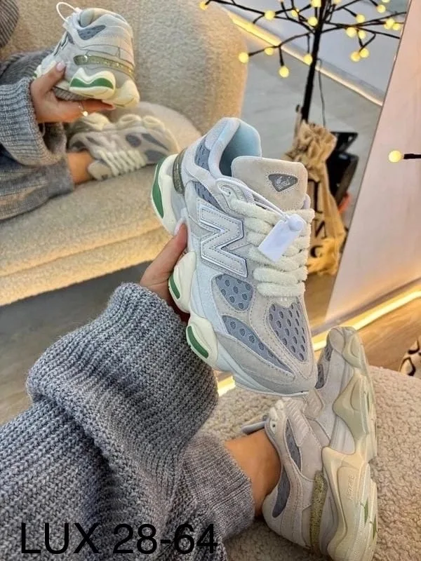Классические кеды NEW Balance 9060 из натуральной кожи — фото 1