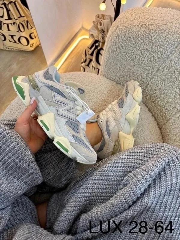 Классические кеды NEW Balance 9060 из натуральной кожи — фото 4