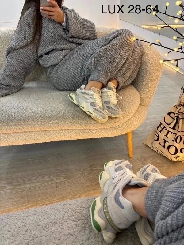 Классические кеды NEW Balance 9060 из натуральной кожи — фото 12