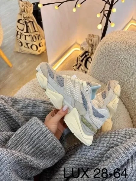 Классические кеды NEW Balance 9060 из натуральной кожи — фото 2