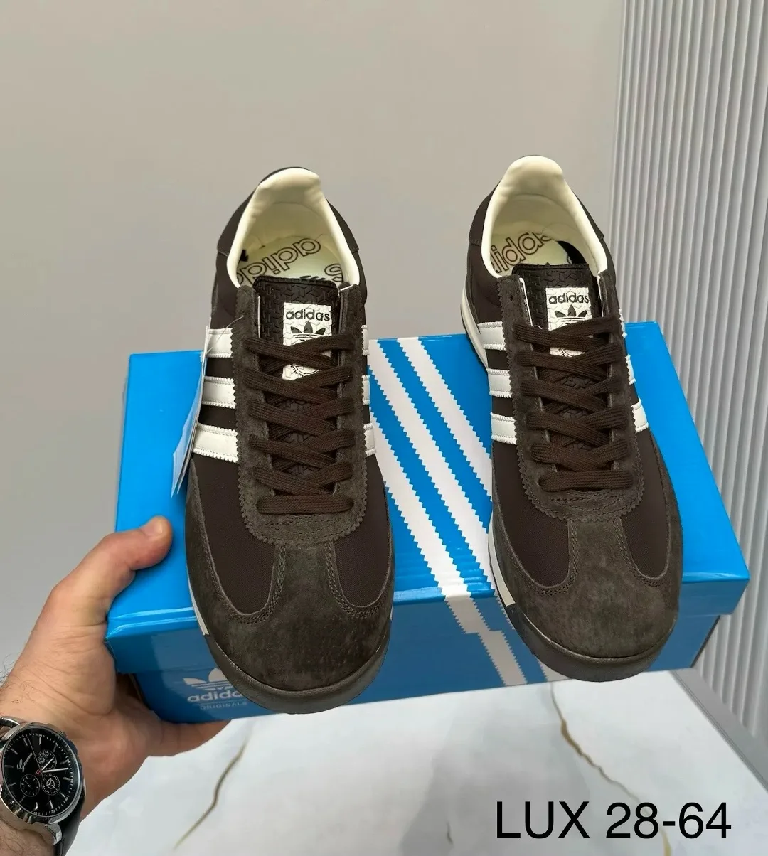 Кроссовки Adidas мужские натуральная замша — фото 4