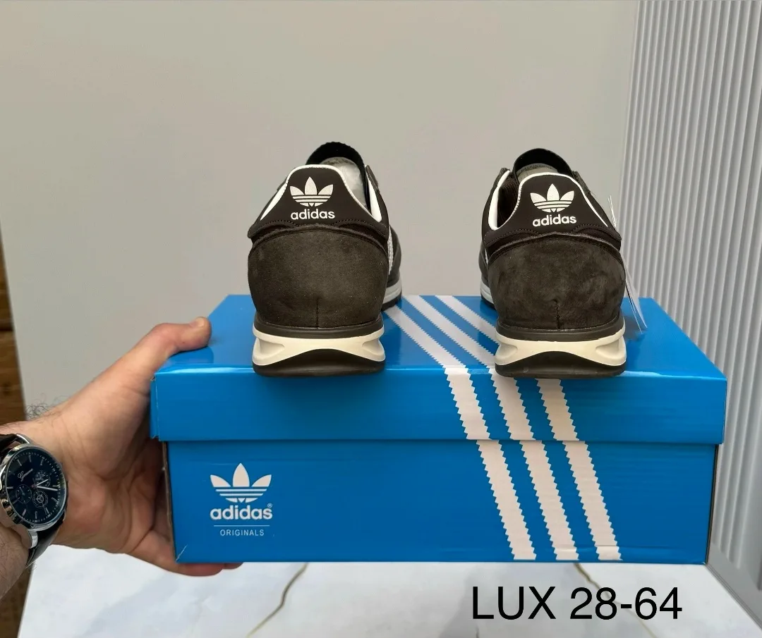 Кроссовки Adidas мужские натуральная замша — фото 5