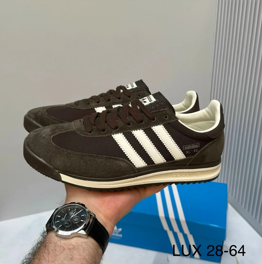 Кроссовки Adidas мужские натуральная замша — фото 6