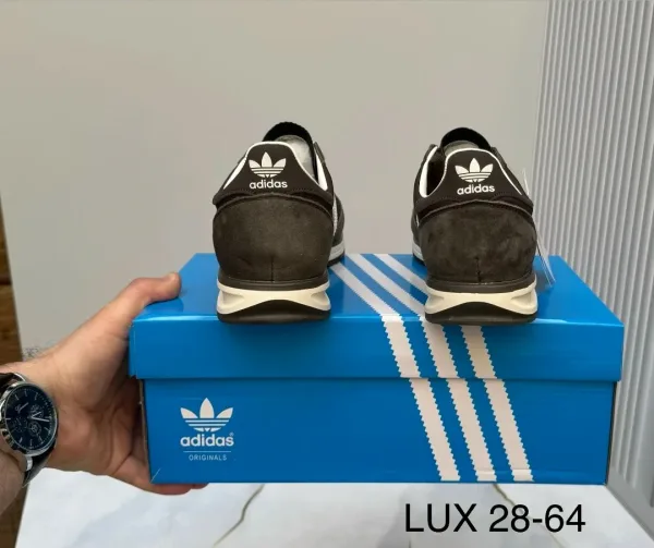 Кроссовки Adidas мужские натуральная замша — фото 5