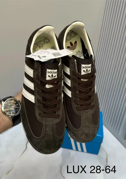 Кроссовки Adidas мужские натуральная замша — фото 7