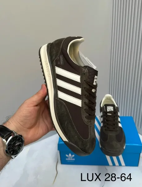 Кроссовки Adidas мужские натуральная замша — фото 8