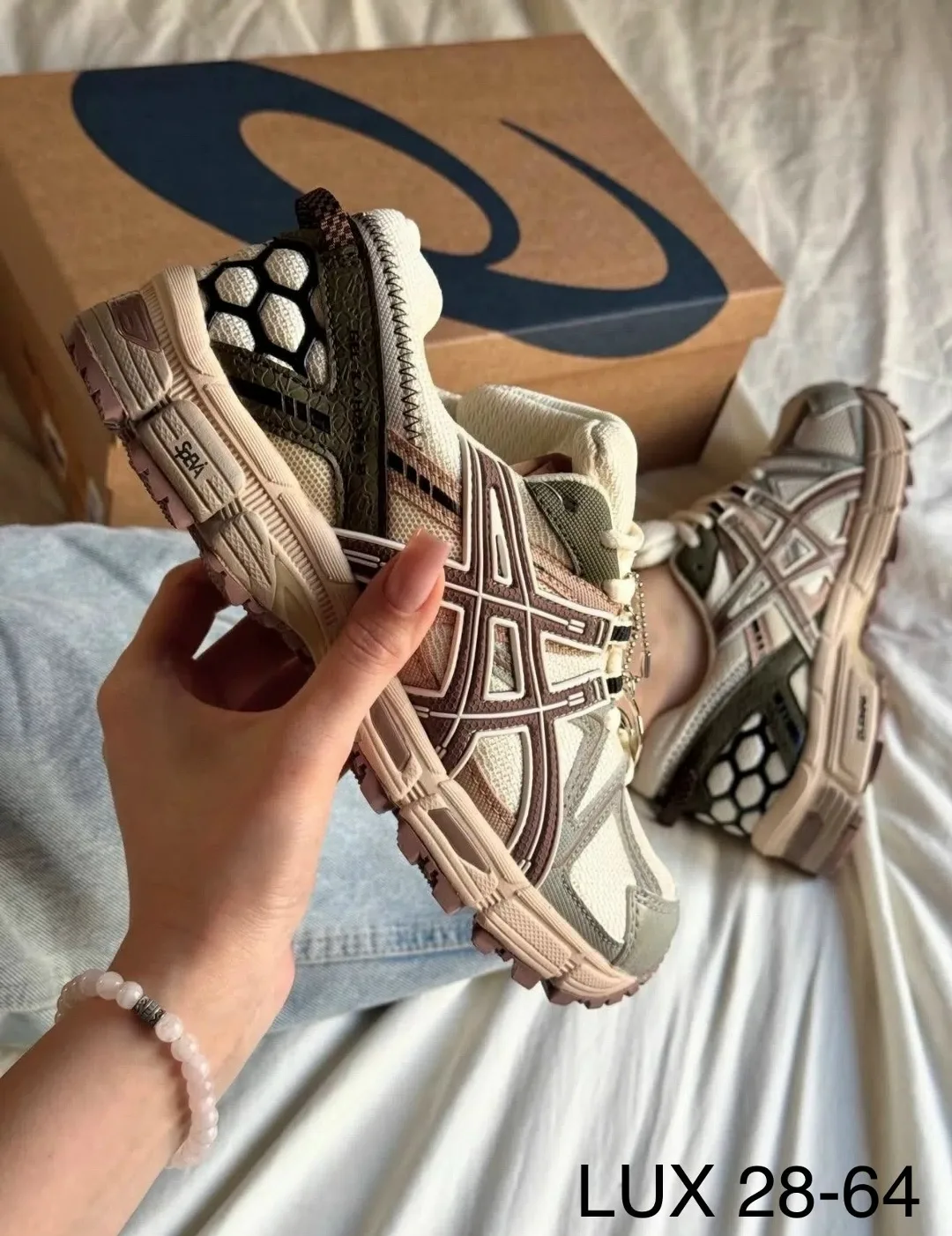 Кроссовки ASICS из натуральной кожи — фото 3