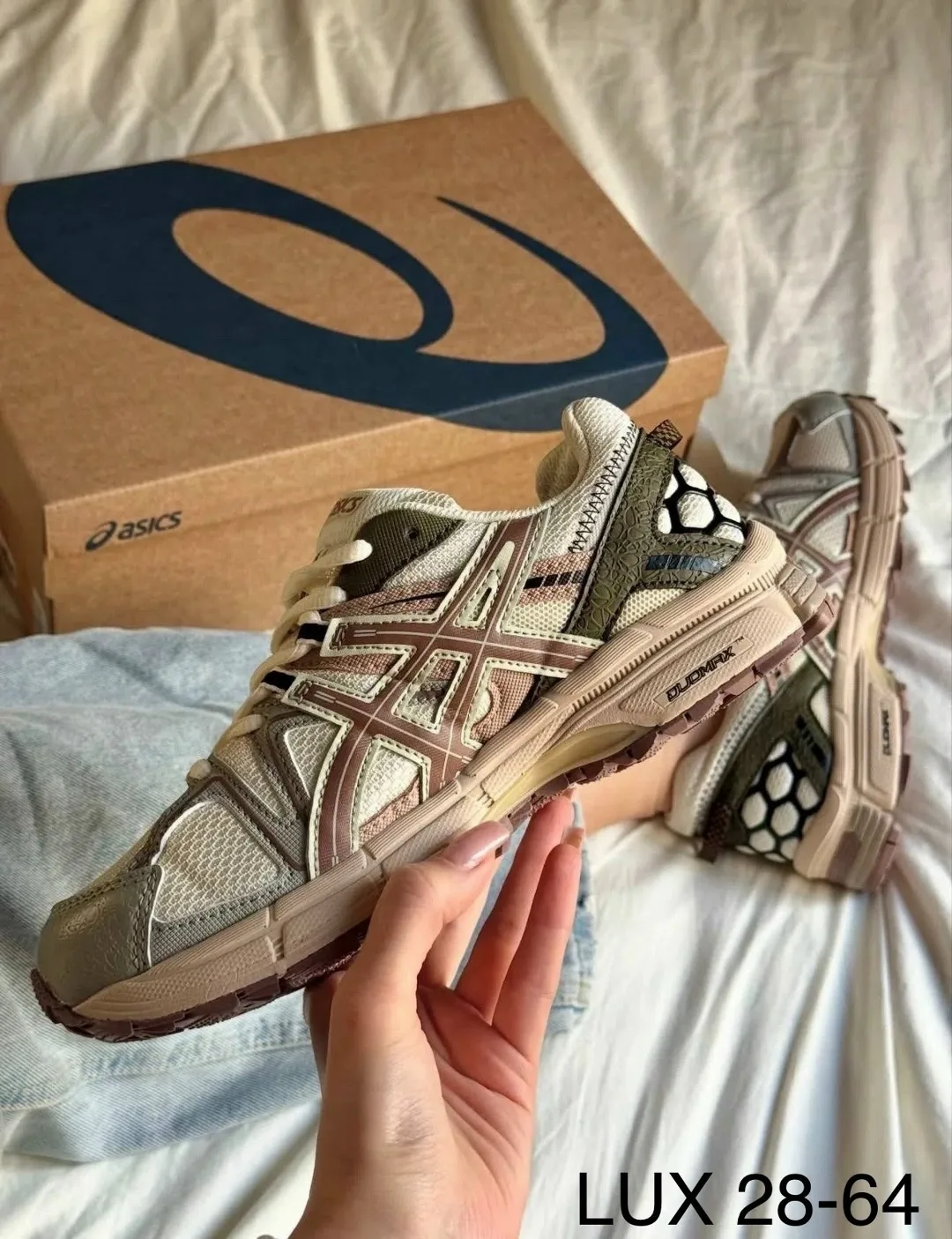 Кроссовки ASICS из натуральной кожи — фото 5