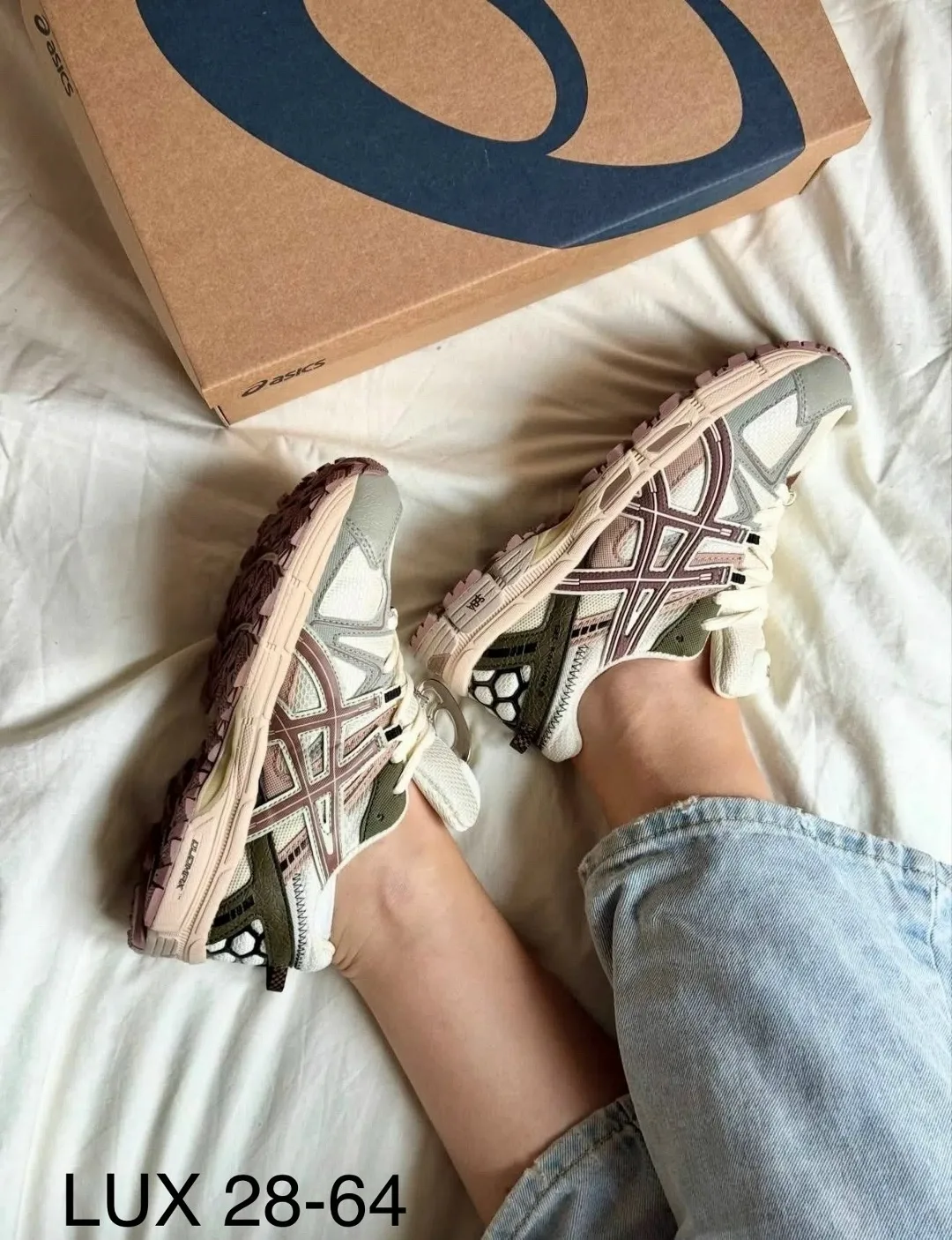 Кроссовки ASICS из натуральной кожи — фото 6