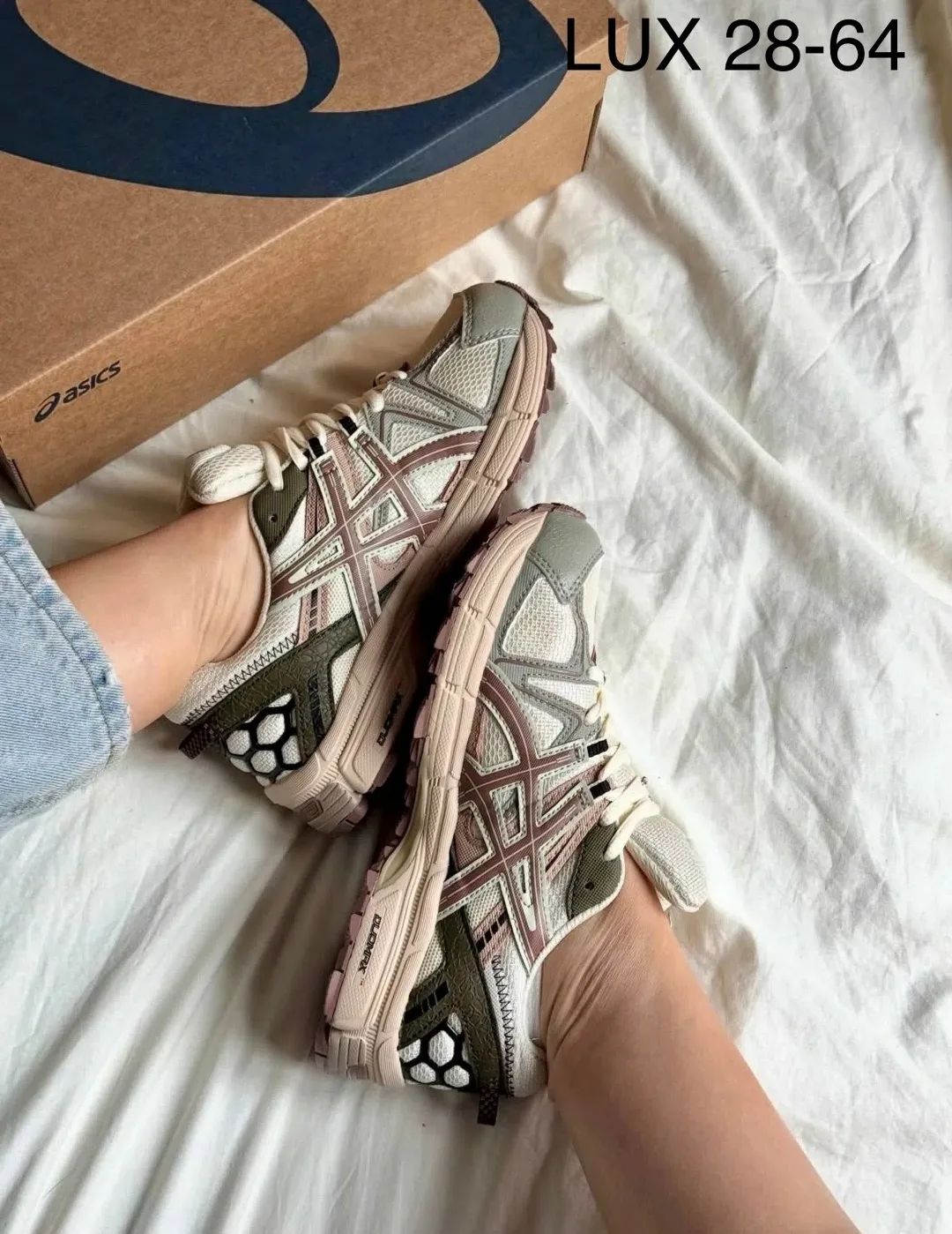 Кроссовки ASICS из натуральной кожи — фото 7