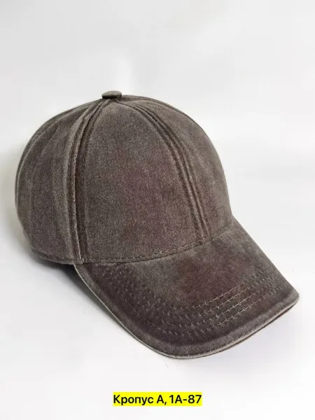 Бейсболка из джинсовой ткани — фото 9