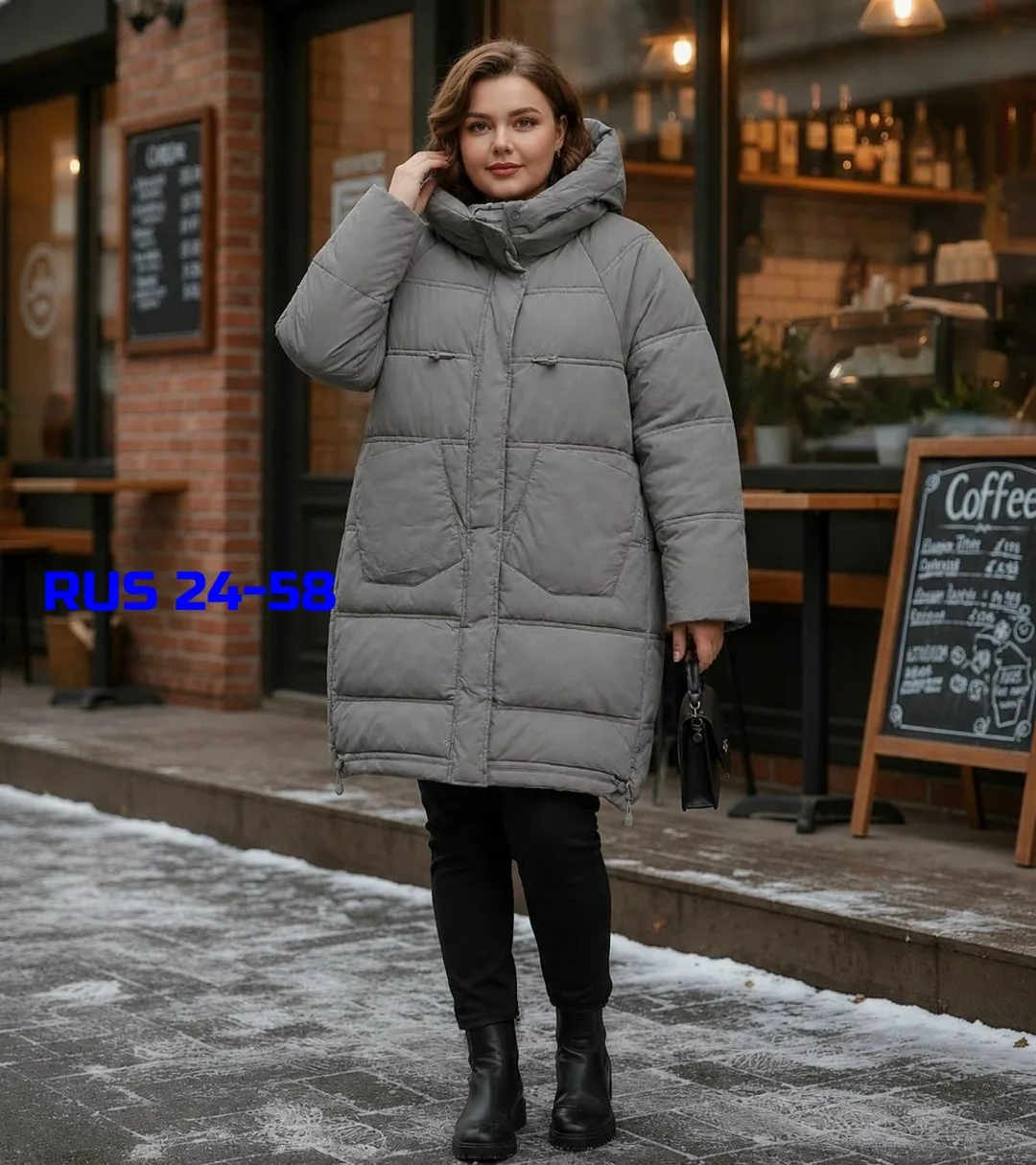 Женская куртка большого размера — фото 2