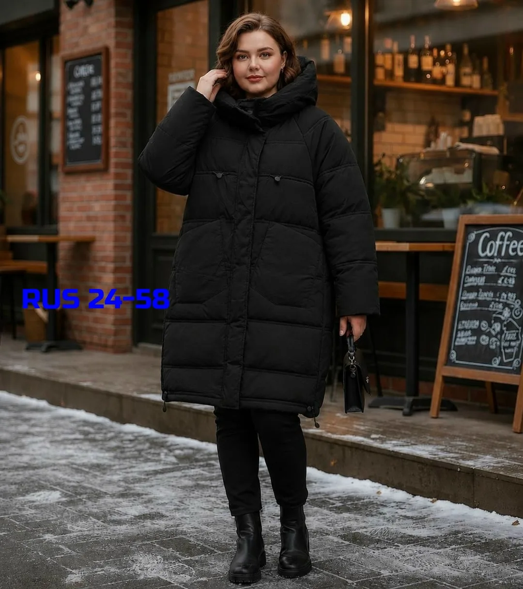 Женская куртка большого размера — фото 8