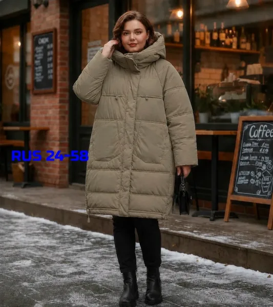 Женская куртка большого размера — фото 5