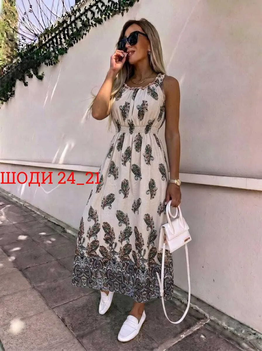 Платье ткань штапель призывства — фото 6