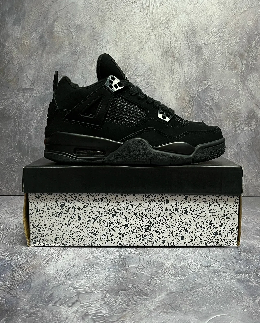 Кроссовки Jordan 4 Retro на платформе — фото 1