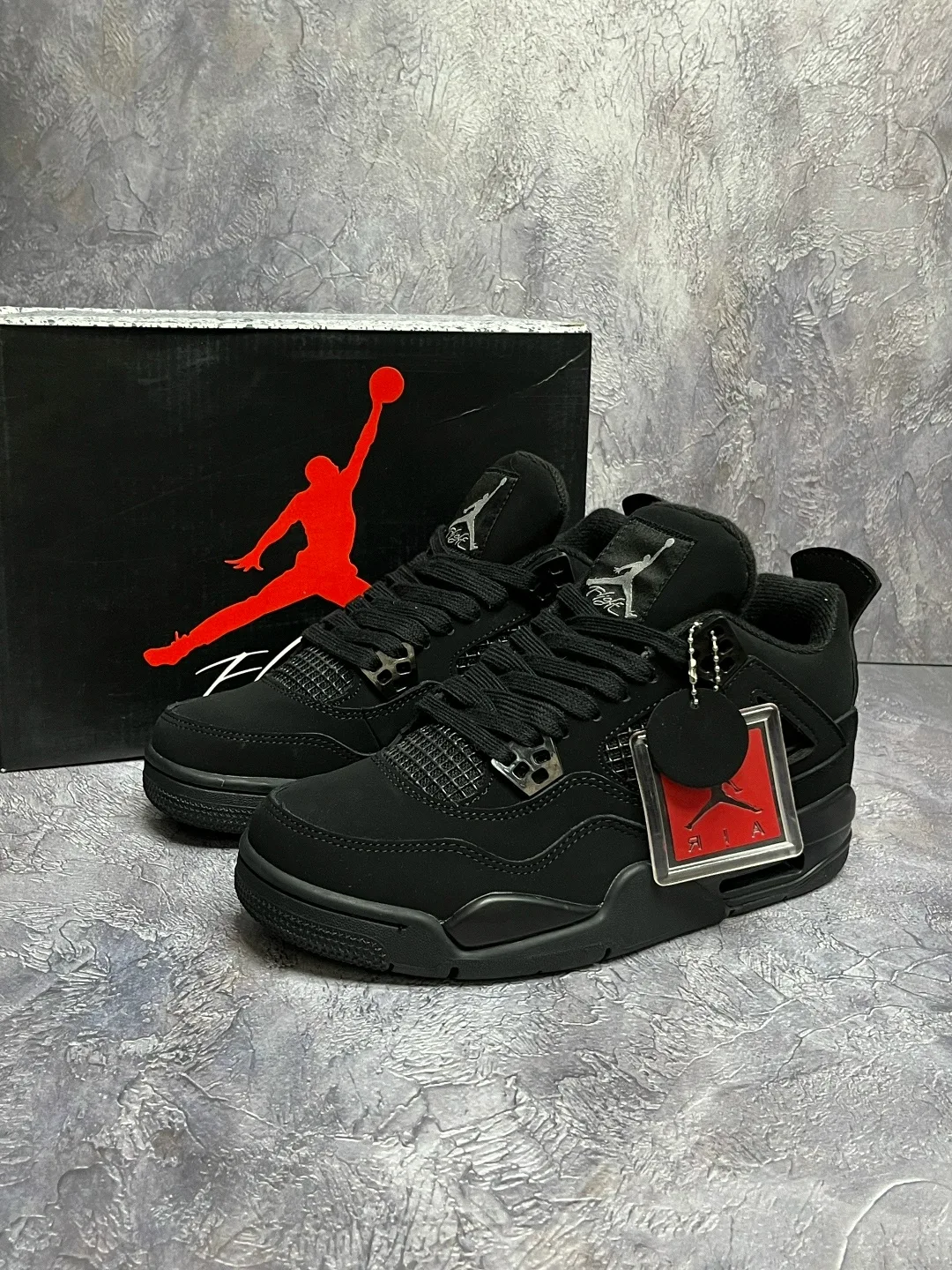 Кроссовки Jordan 4 Retro на платформе — фото 4