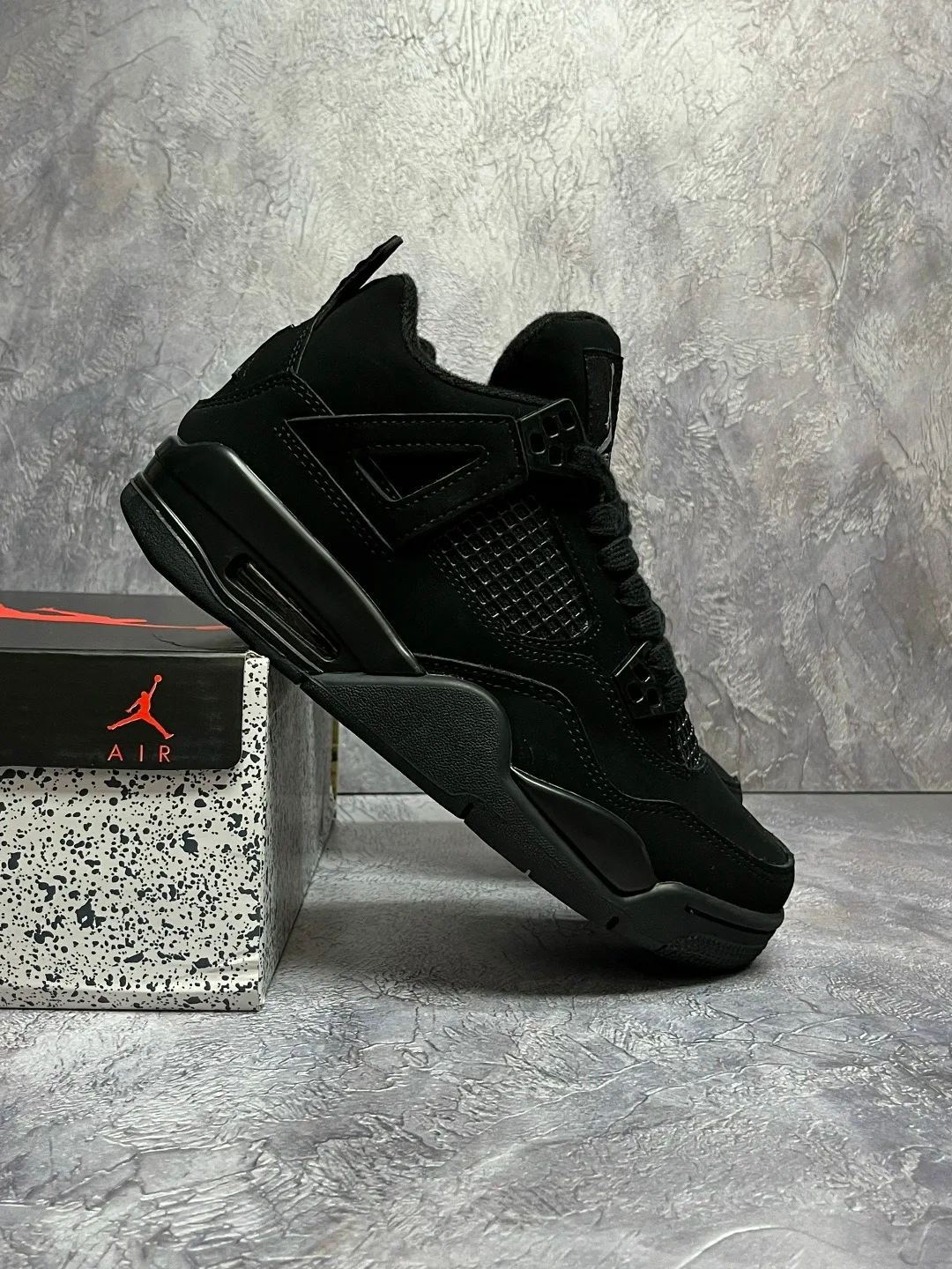 Кроссовки Jordan 4 Retro на платформе — фото 5