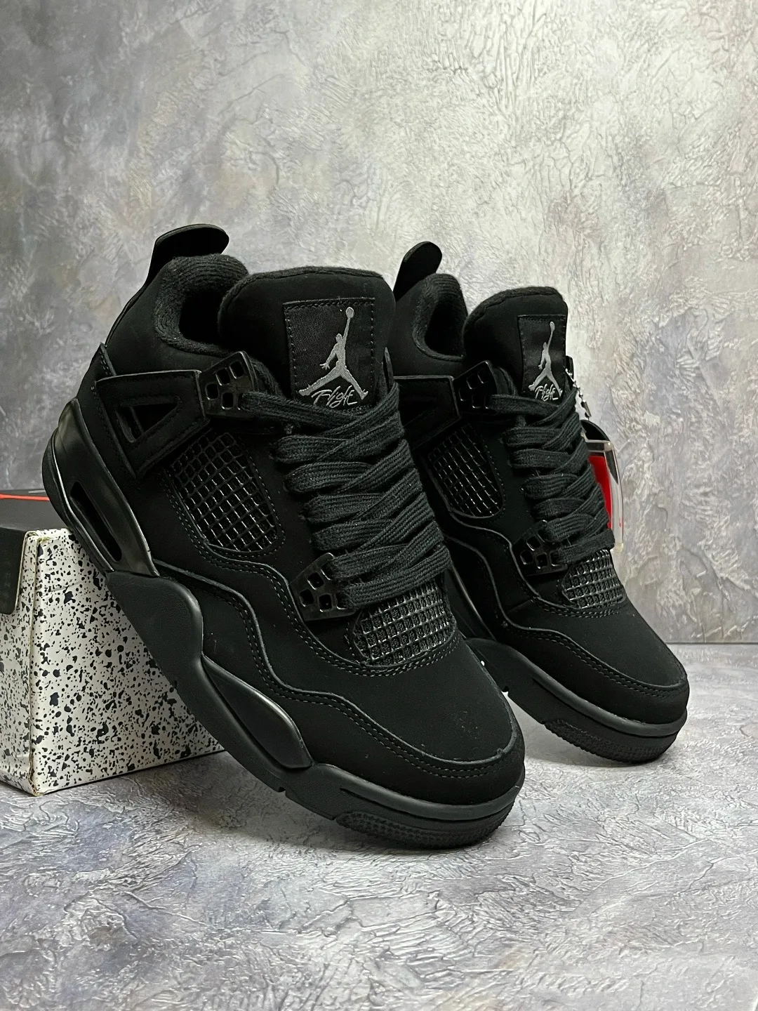 Кроссовки Jordan 4 Retro на платформе — фото 6