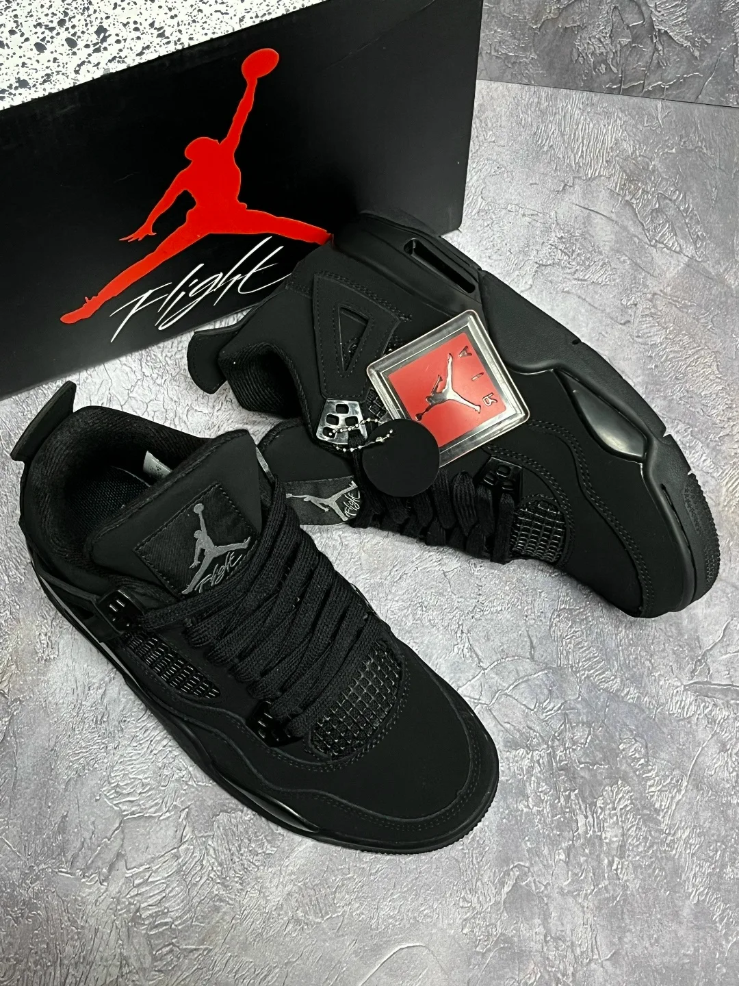 Кроссовки Jordan 4 Retro на платформе — фото 15