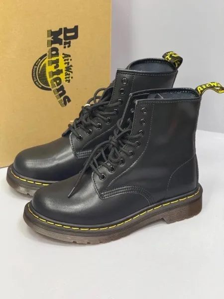 Лимитированные ботинки DR.MARTENS с полностью прошитой подошвой и высоким качеством — фото 11