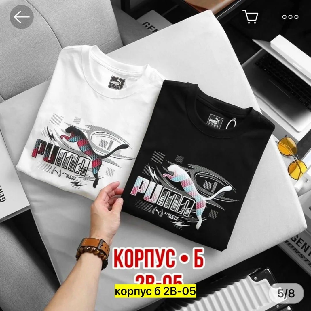 Мужская футболка из натурального хлопка — фото 2
