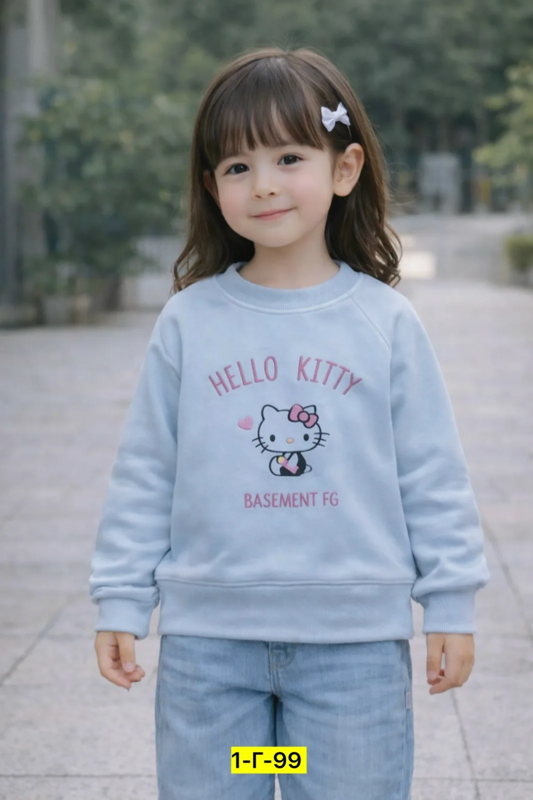 Худи Hello Kitty Свитшот, двунитка — фото 2