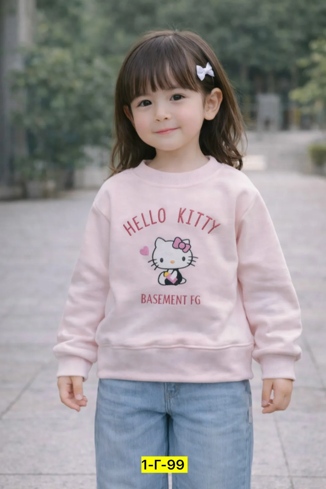 Худи Hello Kitty Свитшот, двунитка — фото 4