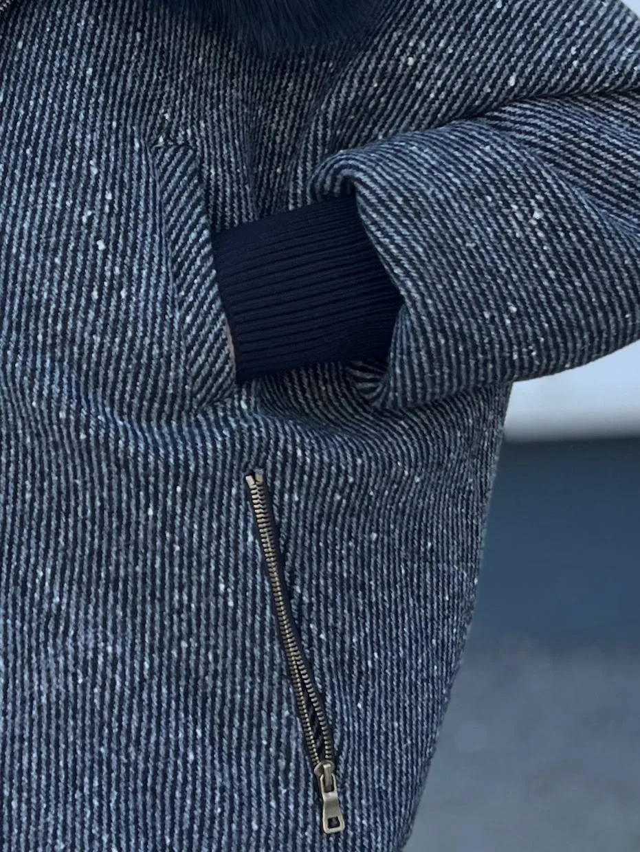 Графитовая куртка в стиле oversize — фото 2