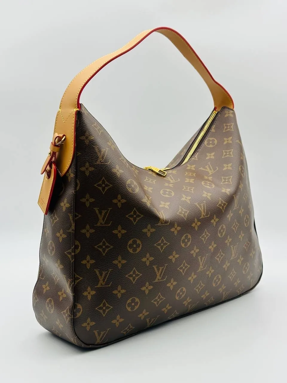 Louis Vuitton Сумка выполнена из натуральной кожи и канве — фото 5