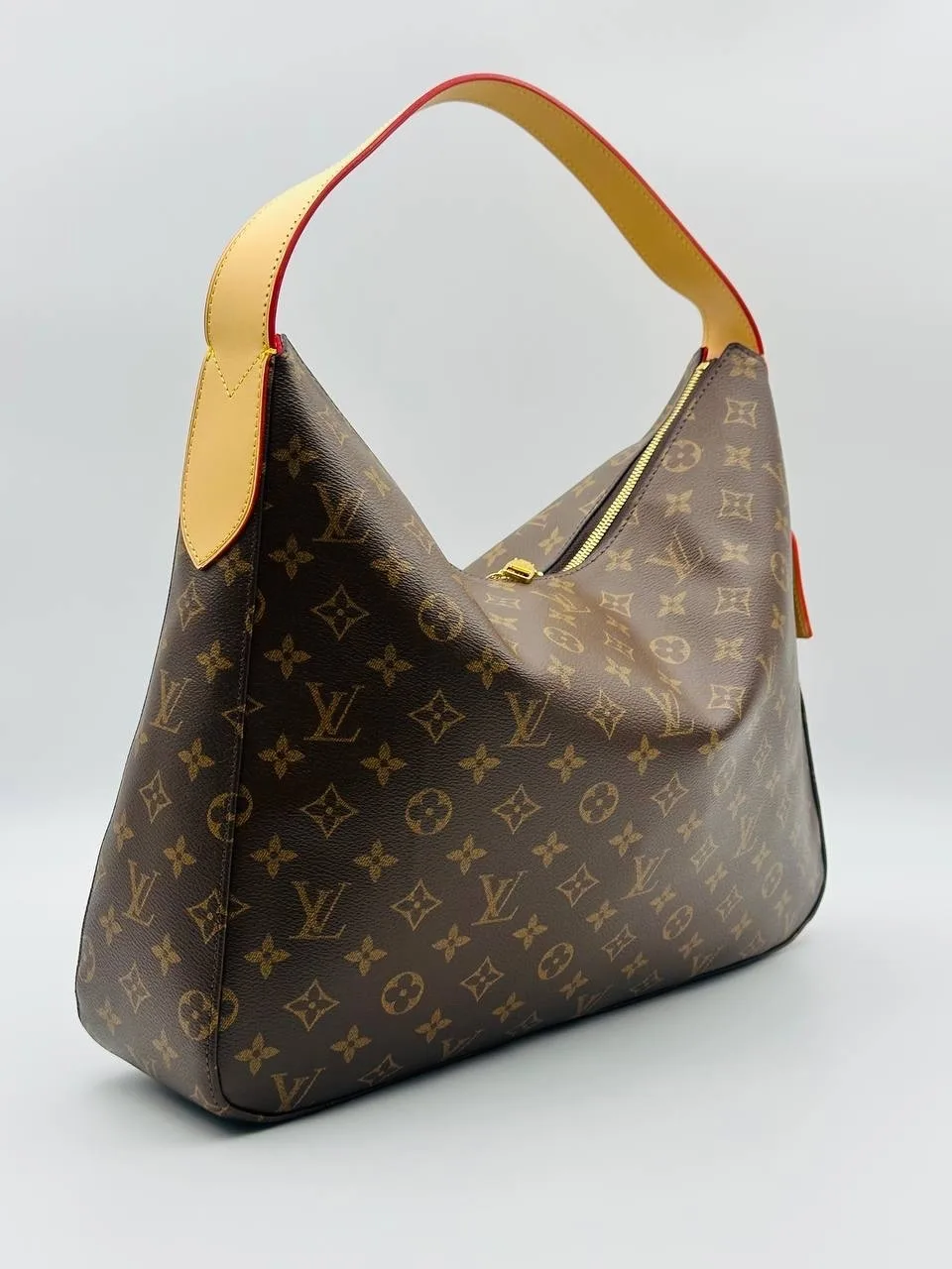 Louis Vuitton Сумка выполнена из натуральной кожи и канве — фото 6