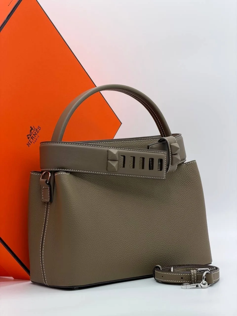 Рюкзак HERMES, кожа — фото 2