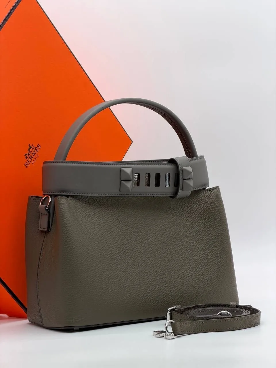 Рюкзак HERMES, кожа — фото 3