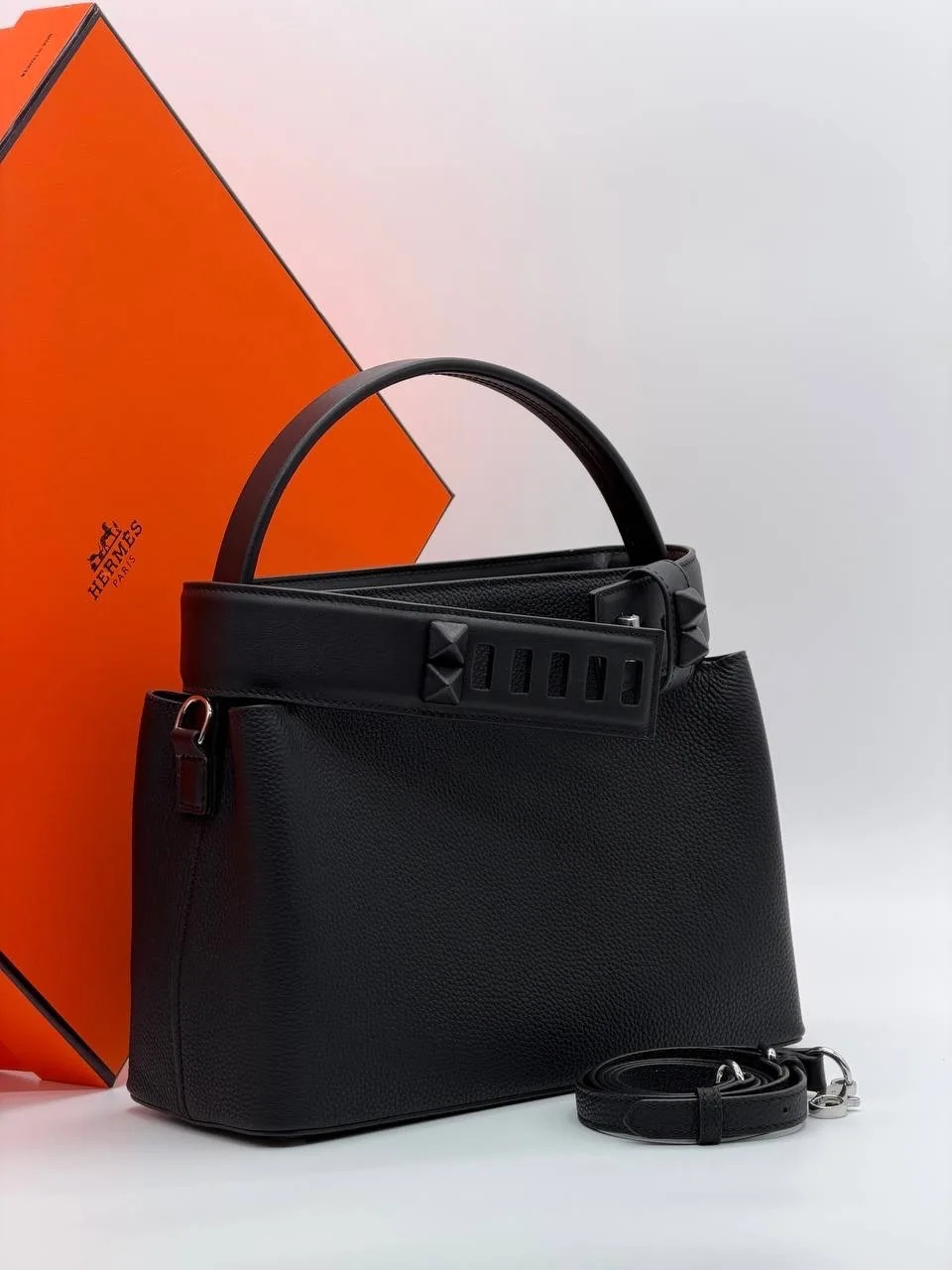 Рюкзак HERMES, кожа — фото 4