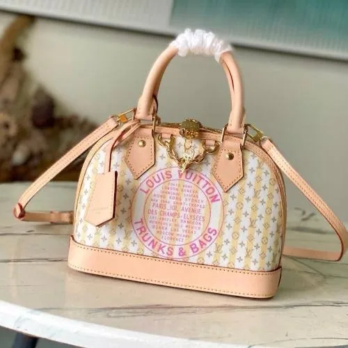 LOUISVUITTON, сумка из ткани и натуральной кожи — фото 5