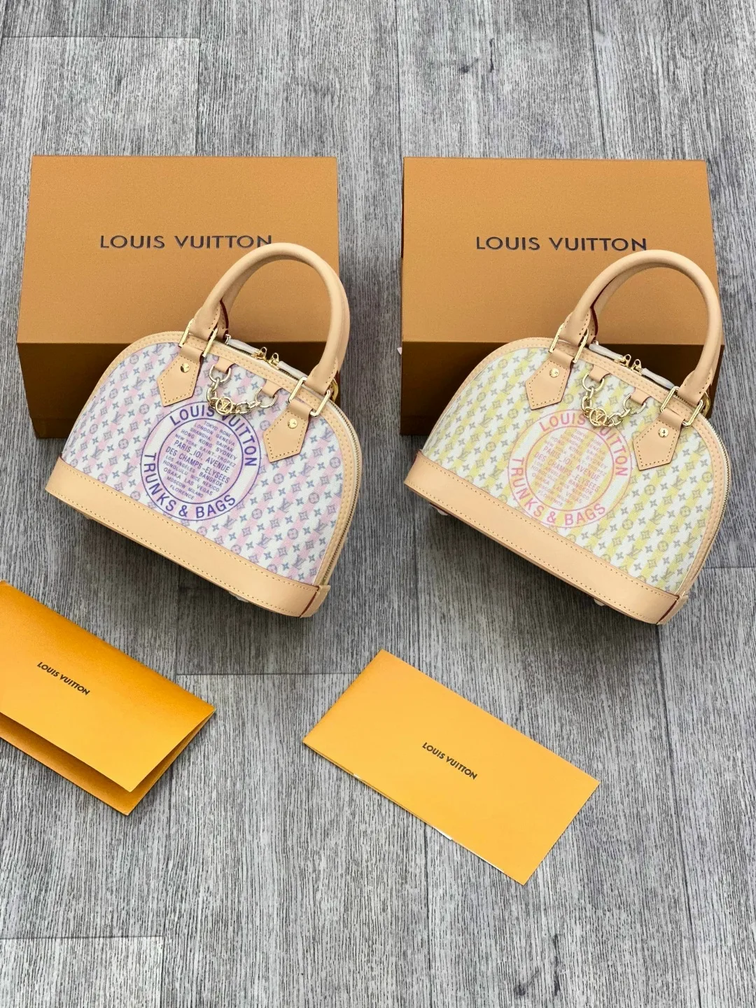 LOUISVUITTON, сумка из ткани и натуральной кожи — фото 8