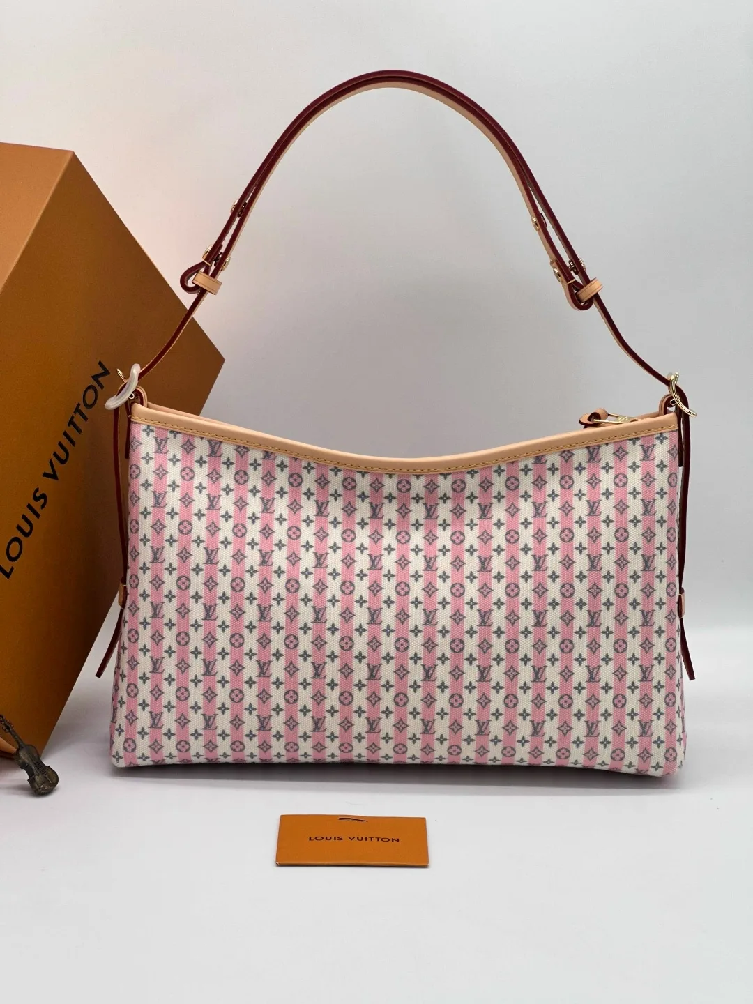 Женская сумка LOUISVUITTON, ткань + натуральная кожа — фото 3