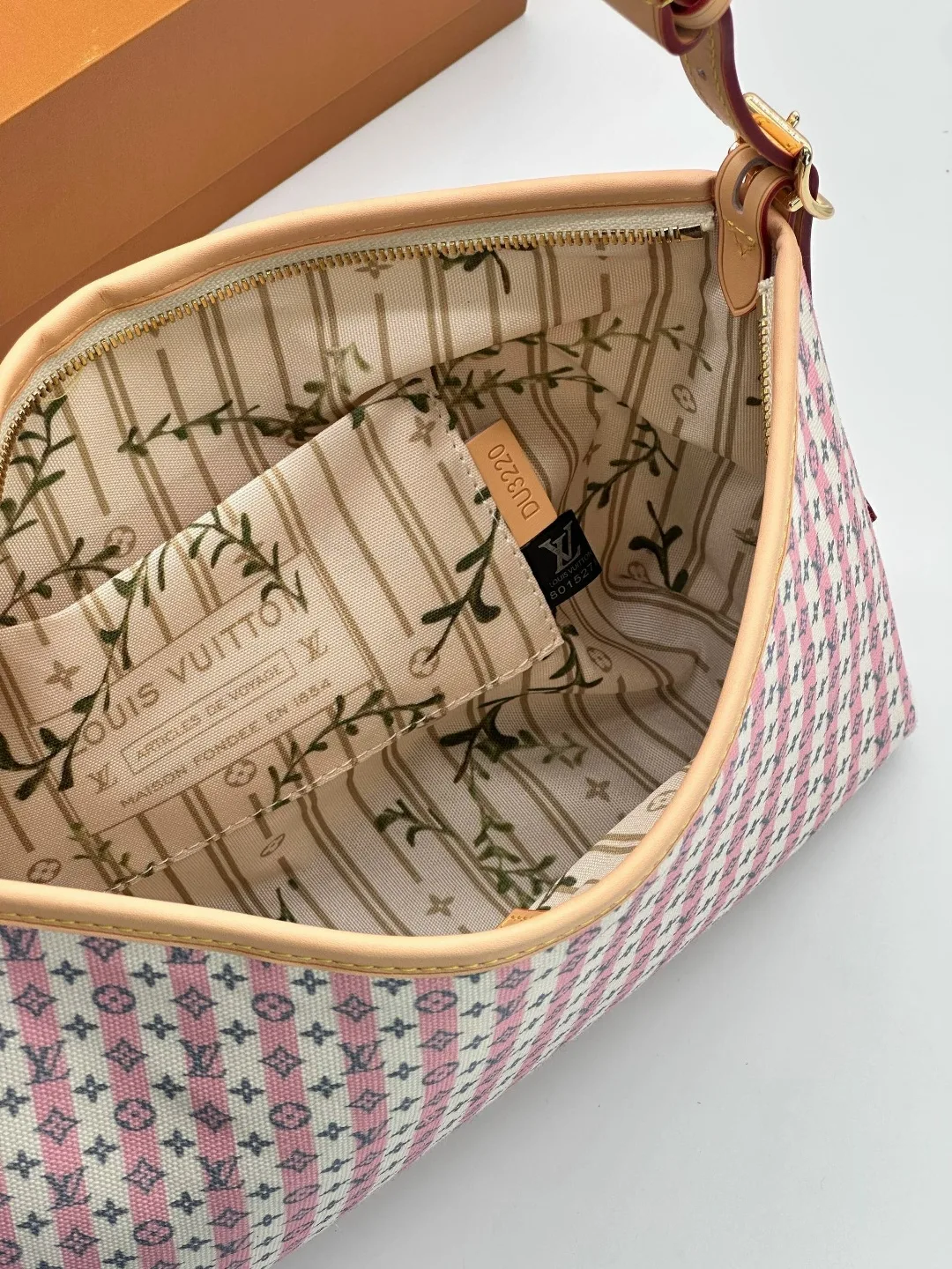Женская сумка LOUISVUITTON, ткань + натуральная кожа — фото 6