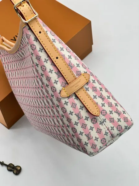 Женская сумка LOUISVUITTON, ткань + натуральная кожа — фото 6