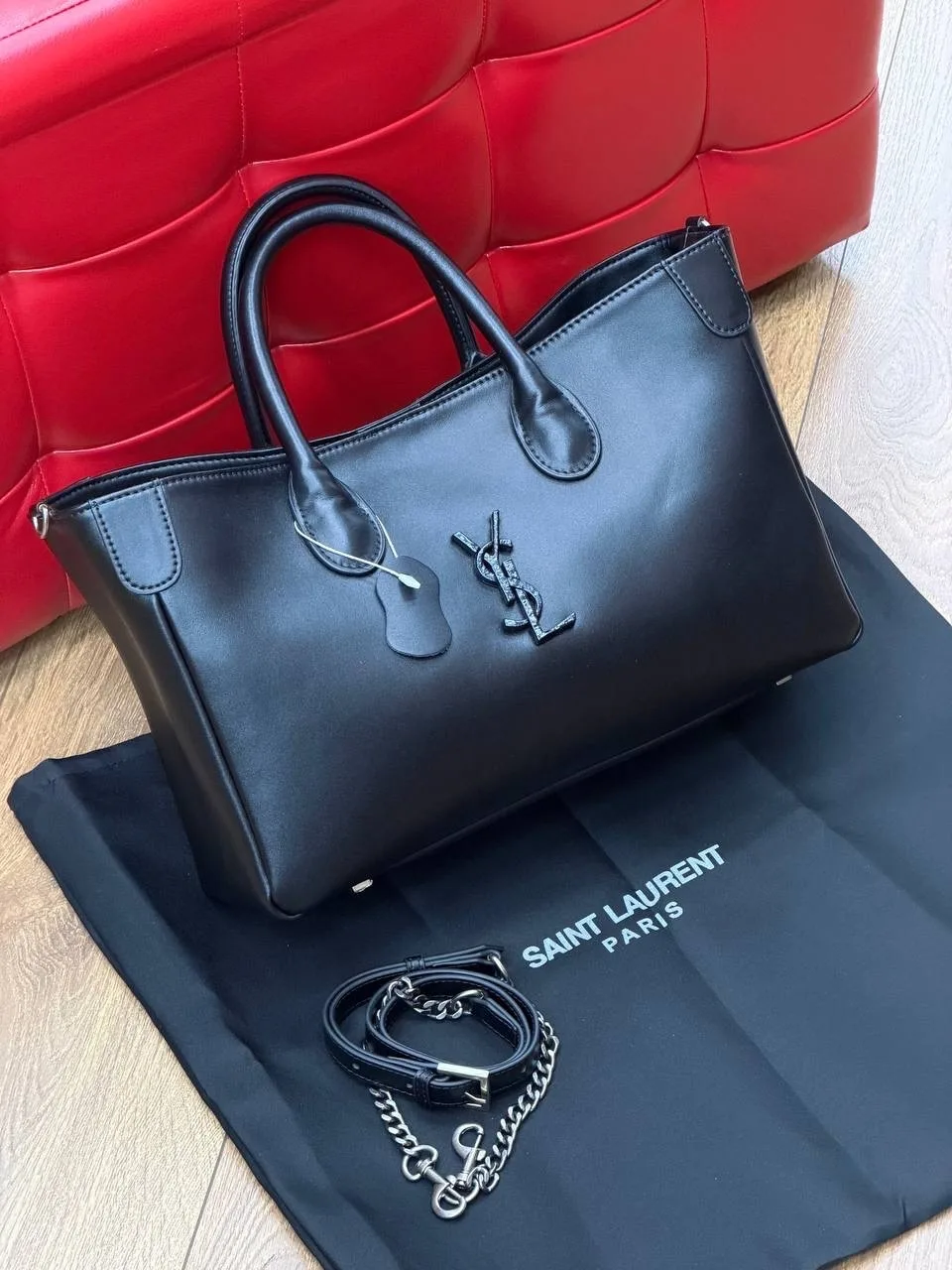 Сумка Saint Laurent из натуральной замши — фото 2