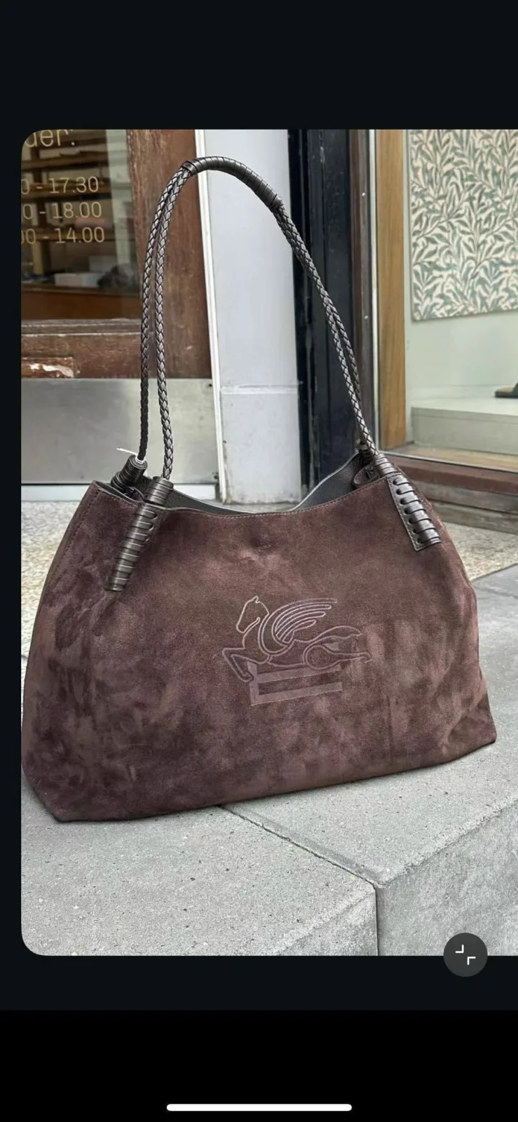 ETRO, сумка из натуральной замши — фото 6