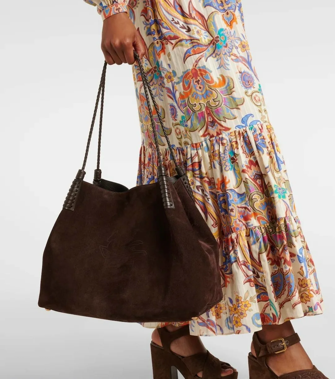 ETRO, сумка из натуральной замши — фото 8