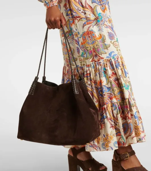 ETRO, сумка из натуральной замши — фото 13
