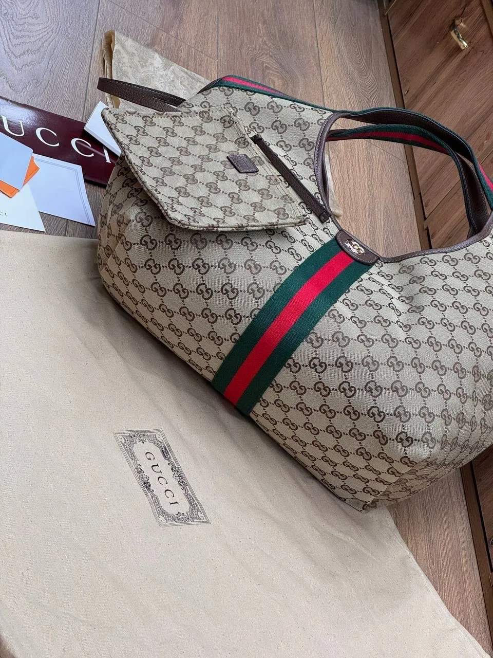 Сумка Tote bag Gucci — фото 4