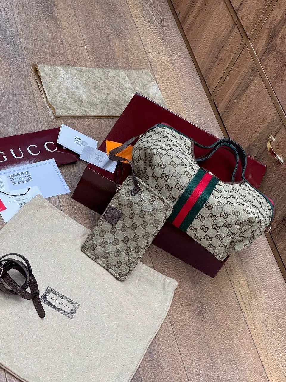 Сумка Tote bag Gucci — фото 8
