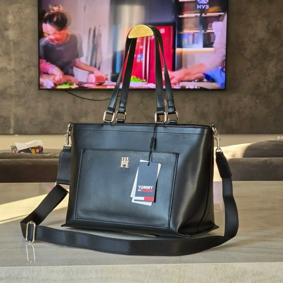 Сумка TOMMY HILFIGER из экокожи люкс — фото 1