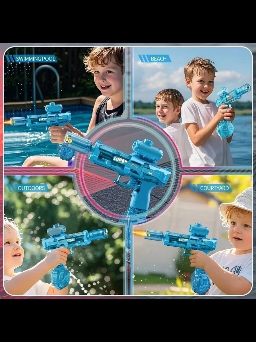 ВАУ, 2025 года Водный пистолет с подвижным затвором Blowback . Система Blowback блоубэк обеспечивает возвратно-поступате — фото 4