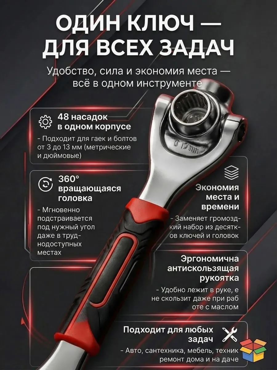 Прочный металлический корпус обеспечивает надёжность и износостойкость, а эргономичная ручка с антискользящим покрытием — фото 8