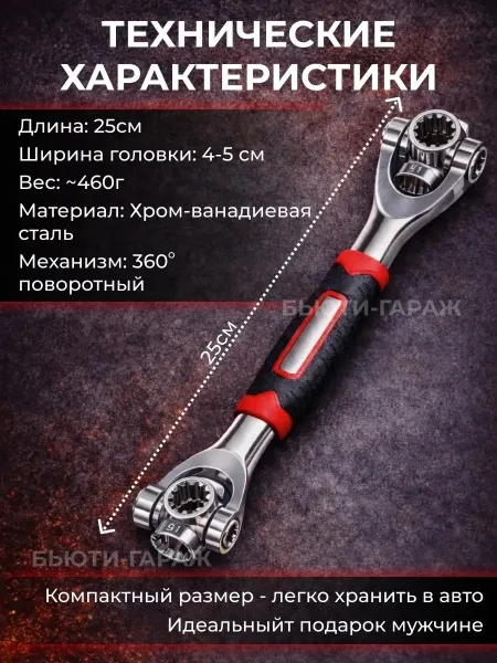 Прочный металлический корпус обеспечивает надёжность и износостойкость, а эргономичная ручка с антискользящим покрытием — фото 9