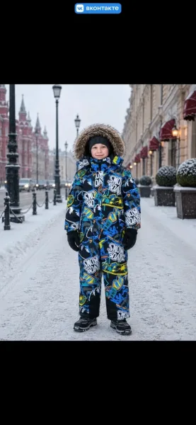 Комбинезон зимний с мембраной и холофайбером — фото 2
